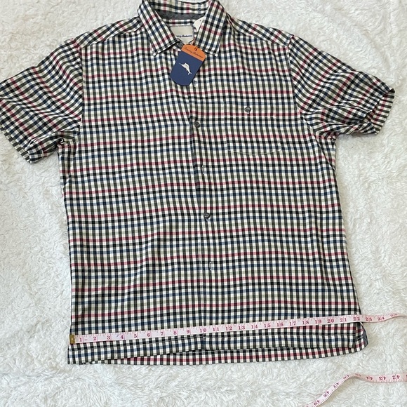 Tommy Bahama Multicolor Plaid Button Down Shirt - Picture 12 of 12